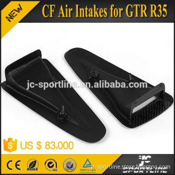 JC Sportline GTR R35 Carbon Fiber Air Intakes for NISSA N GTR R35 2012 2013